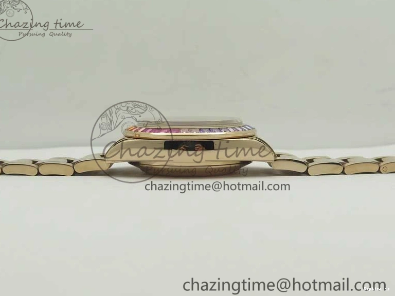 1230 Daytona 116595RBOW RG Rainbow Crystal BLF Best Edition Black Dial on RG Bracelet A RelaxedFit 3353